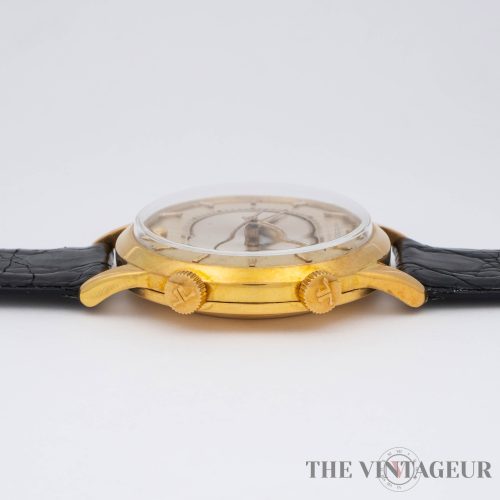 Jaeger Lecoultre memovox solid 18k gold alarm watch