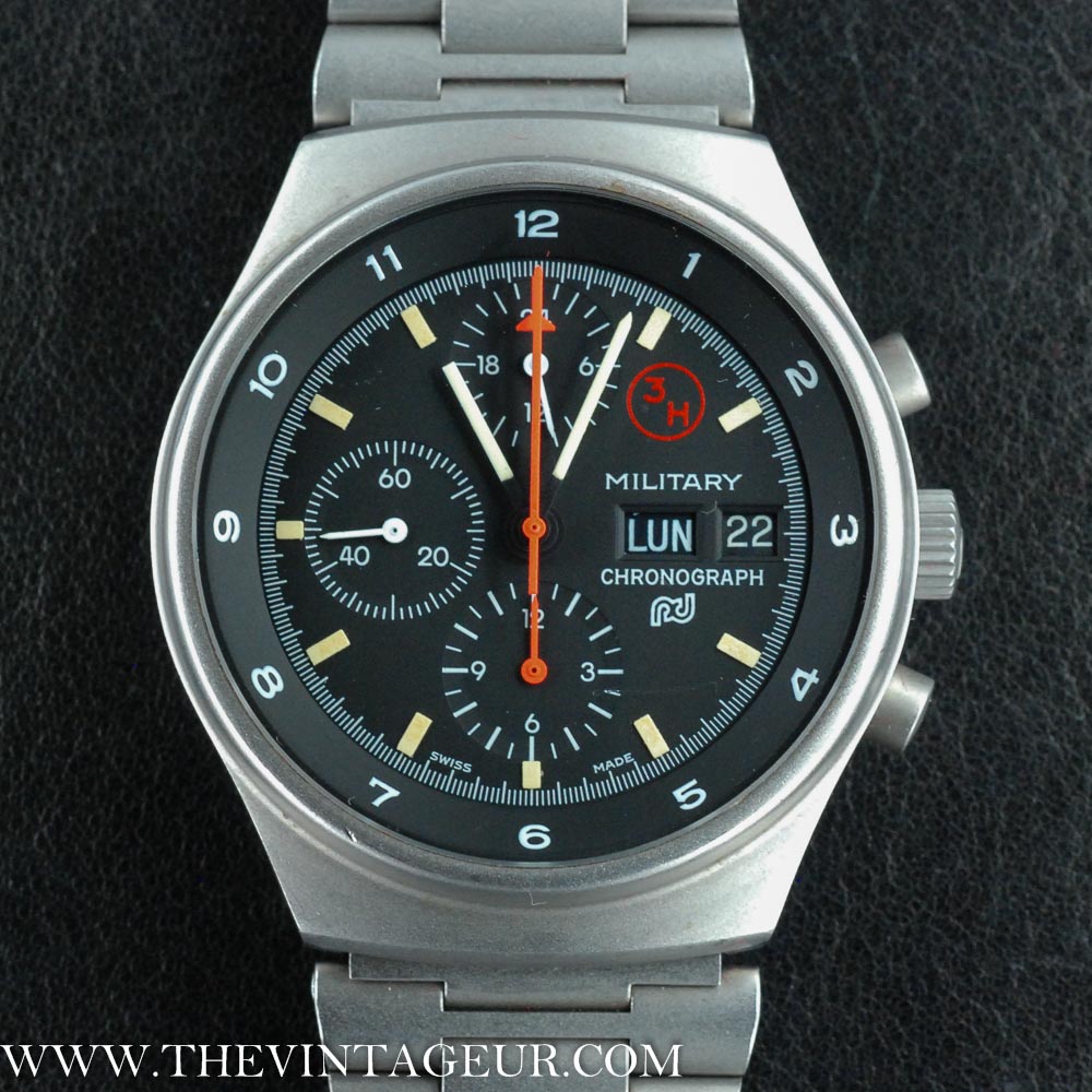 Porsche Design by orfina with lemania 5100 military watch nos