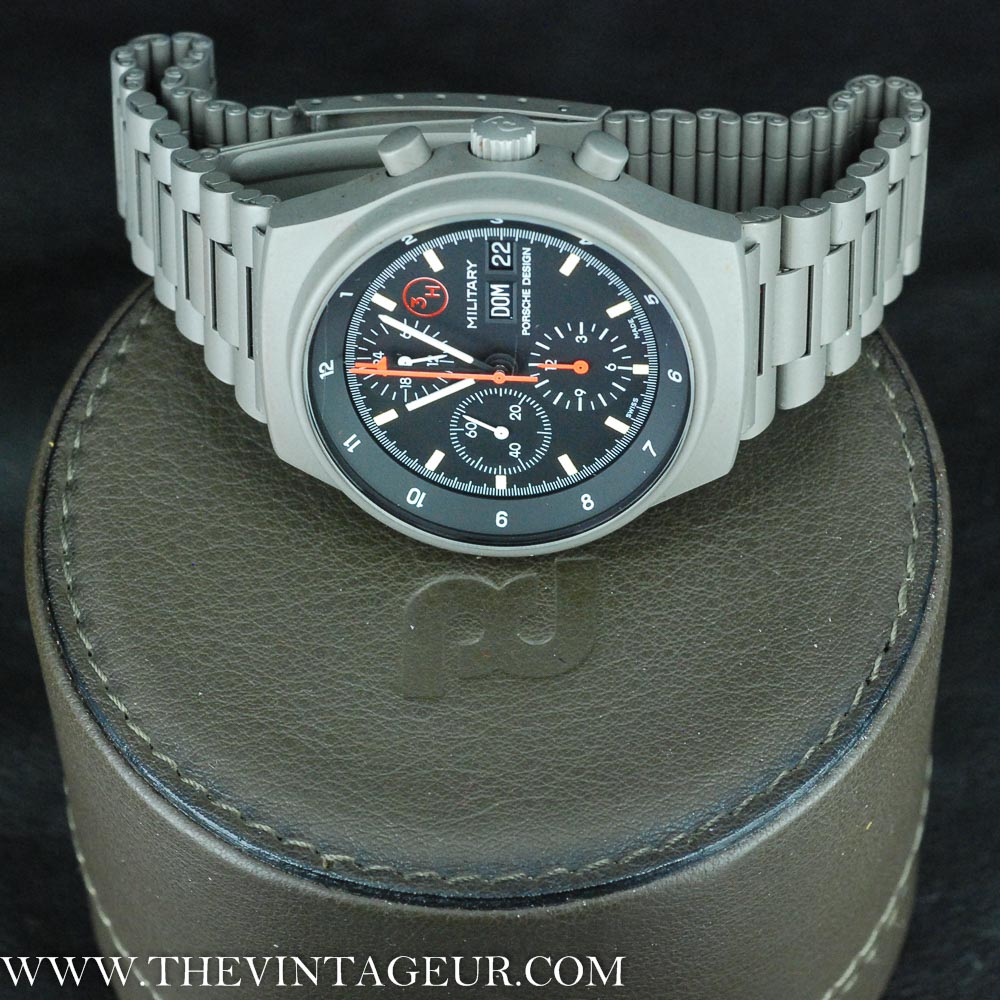 Porsche Design by orfina with lemania 5100 military watch nos green pdv