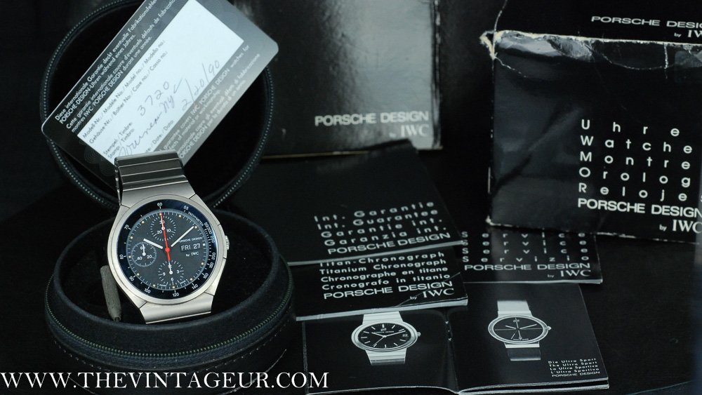 Iwc - porsche desing chronograph - titanium - ref.3702