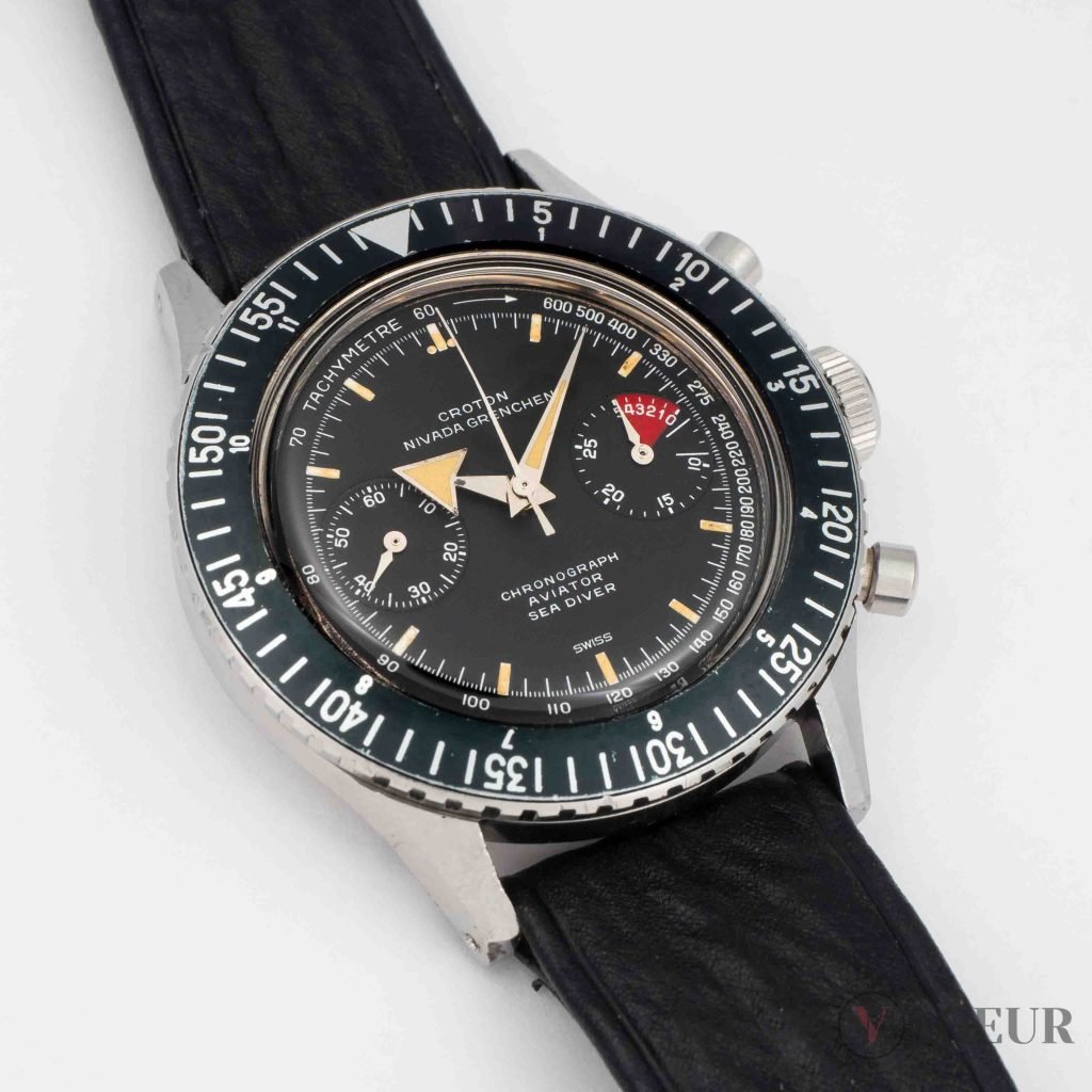 Croton Nivada grenchen - chronograph aviator sea diver