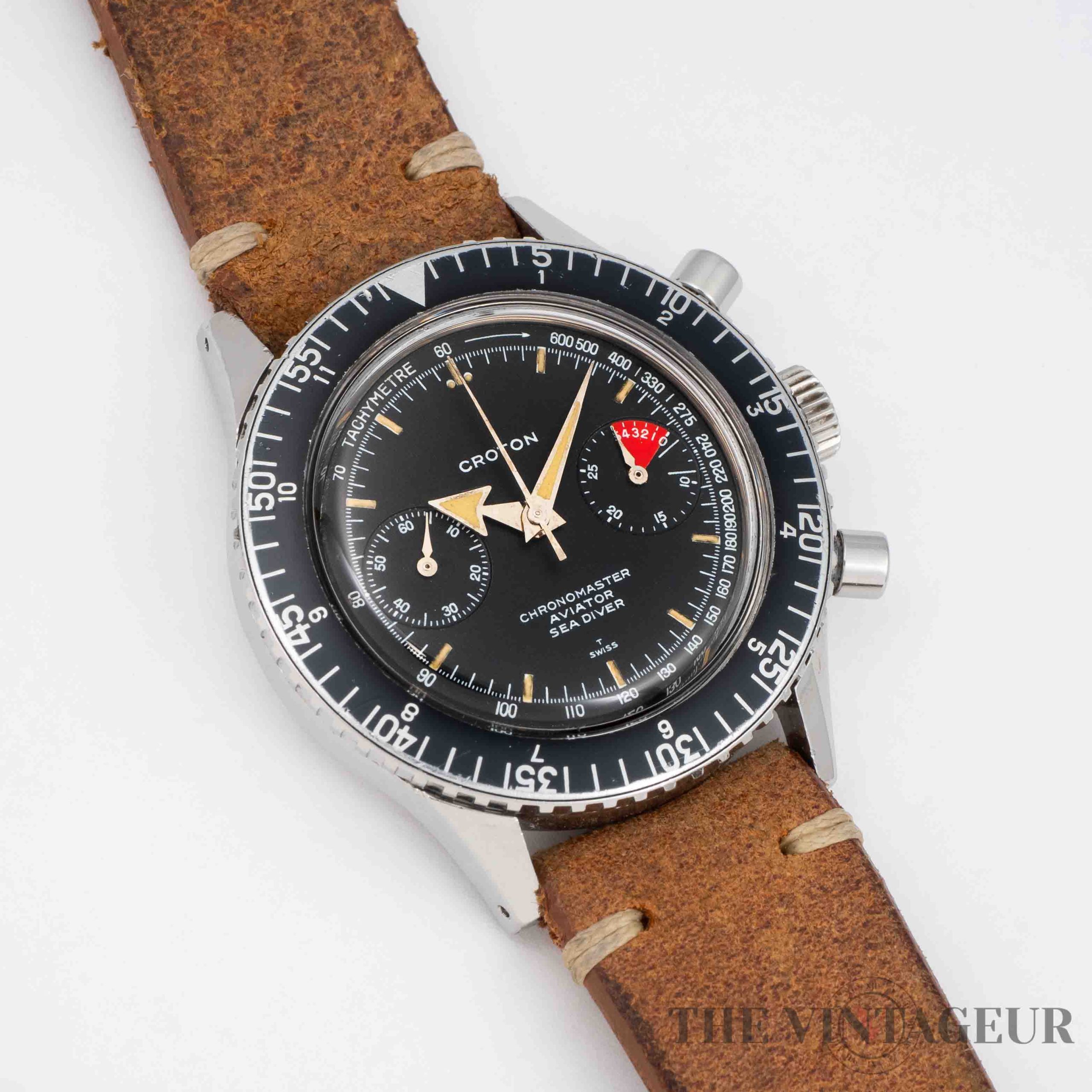 Croton chronomaster aviator sea diver