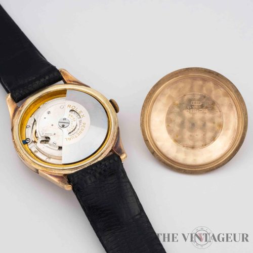 Rolex di precisione (David Shackman & Sons) con cassa d'oro 9k automatico