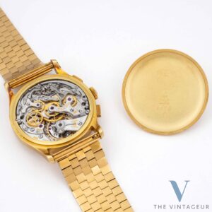 Vacheron Constantin 18k yellow gold chronograph wristwatch, ref. 4072