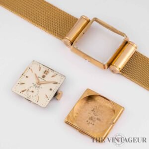 Rolex Chronometer Square Art Decò Pink Gold 18k 8148