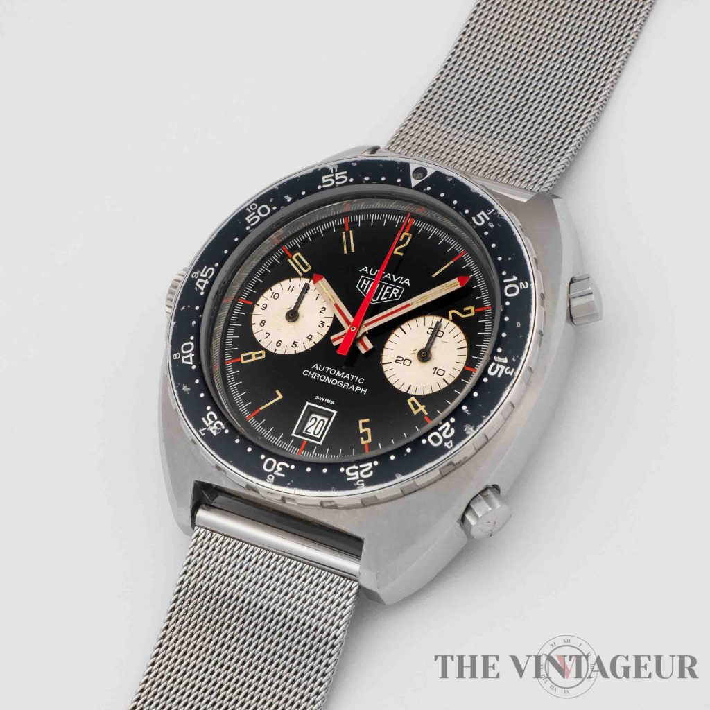 Heuer Autavia Militär kaf "kenianische Luftwaffe" ref. 11630