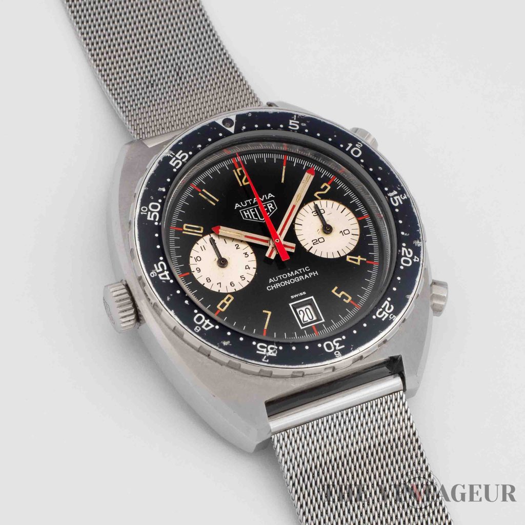 Heuer Autavia Militär kaf "kenianische Luftwaffe" ref. 11630