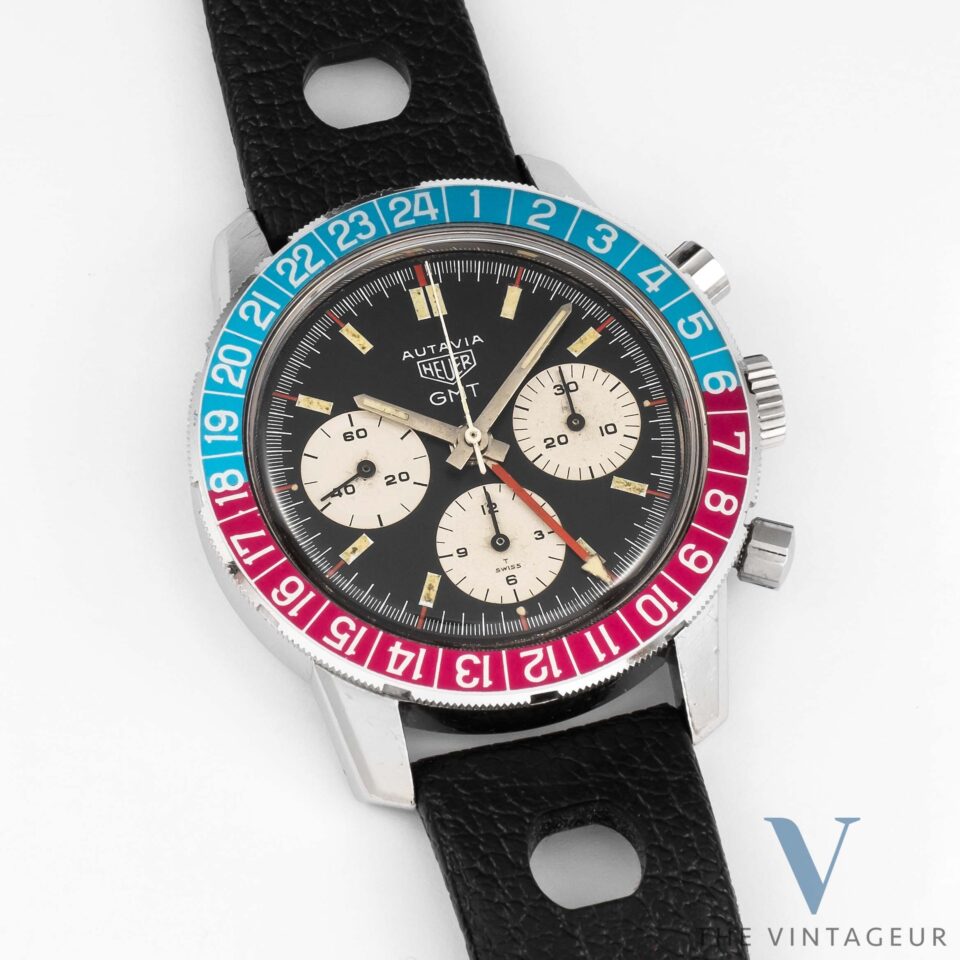 Heuer Autavia 2446c Chronograph gmt