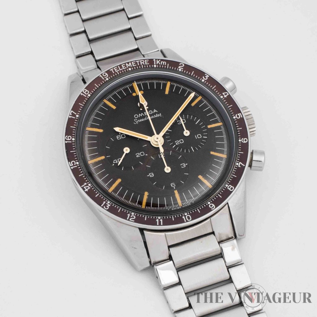 Omega Speedmaster 105.003-1965 brown telemetric bezel "ed white"