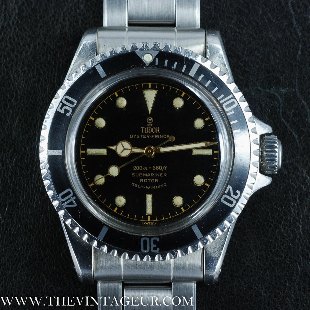 Tudor Submariner 7928 pcg Kapitelring lang fünf