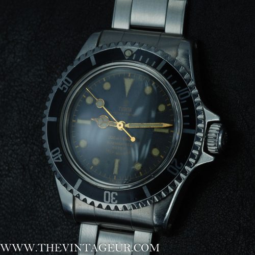 Tudor Submariner 7928 pcg chapter ring long five