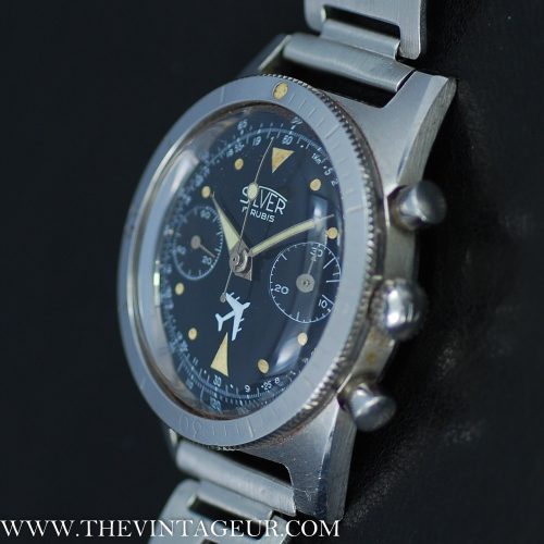 Silberner Chronograph b52