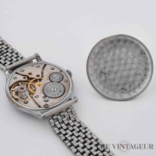 Marvin "Airplane Pilot" Jumbo Cassa 40 mm Movimento a carica manuale 801 anni '40