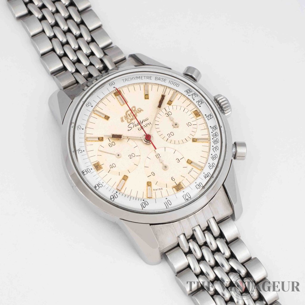 Enicar – sherpa-graph mk 1 – jim clark – chronograph