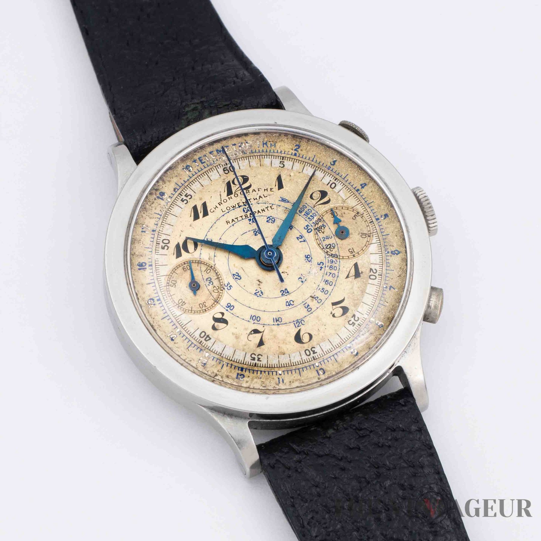 Lowenthal – Chronograph – Monorattrappante - The Vintageur