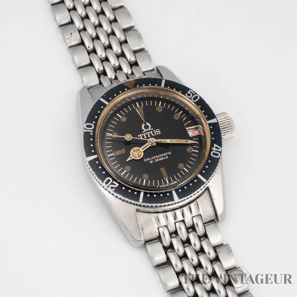 Titus Calypsomatic grande couronne ref. 7987 lady diver