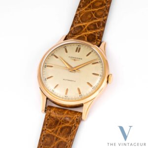 Longines 18k or rose massif