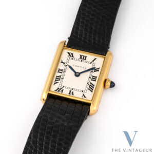 Cartier Tank Normale London 1951 Ultra selten -------------------------------------------------Cartier Tank New York aus den 1970er Jahren mit Audemars Piguet Uhrwerk