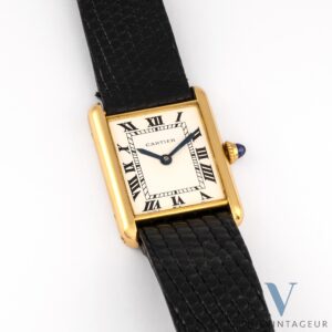 Cartier Tank Normale London 1951 Ultra selten -------------------------------------------------Cartier Tank New York aus den 1970er Jahren mit Audemars Piguet Uhrwerk