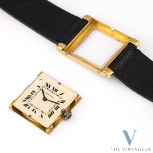 Cartier Tank Normale London 1951 Ultra selten -------------------------------------------------Cartier Tank New York aus den 1970er Jahren mit Audemars Piguet Uhrwerk