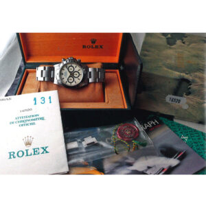 Rolex Daytona Chronograph Ref. 16520 "Vanilla Dial" Full Set, Steel Case, Oyster Bracelet, Automatic Movement 4030, From 1989