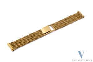 Bracciale Gay Freres "gf" in oro giallo massiccio 18 carati del 1950