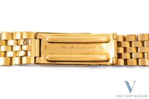 Bracciale Gay Freres "gf" in oro giallo massiccio 18 carati del 1950