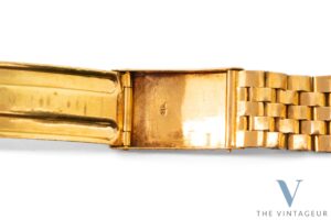 Bracciale Gay Freres "gf" in oro giallo massiccio 18 carati del 1950