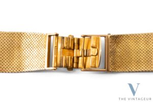 Bracciale Gay Freres "gf" in oro giallo massiccio 18 ct.