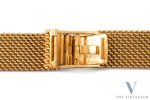 Bracciale Gay Freres "gf" in oro giallo massiccio 18 carati del 1950