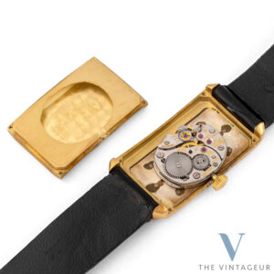 Vacheron Constantin Curvex 18k massivem Gelbgold Fall Diamant-Zifferblatt Form 1980's