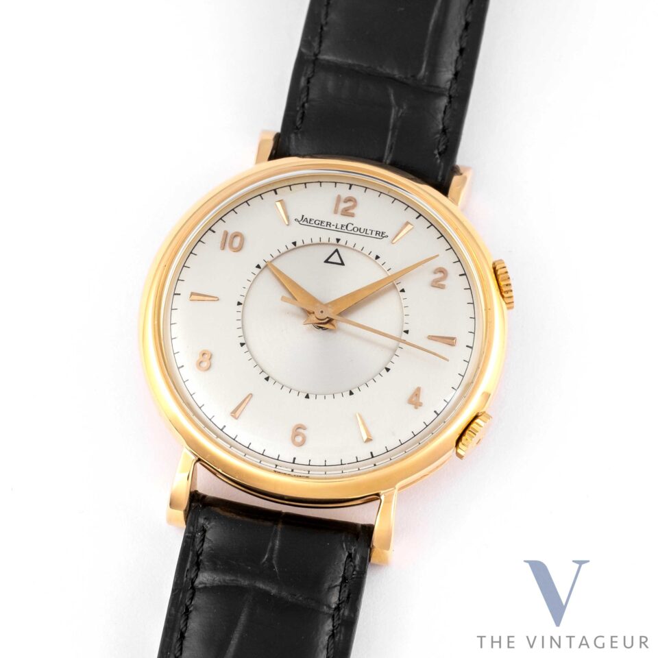 jaeger-lecoultre memovox 18k or rose massif