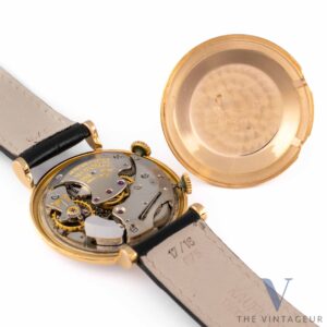 jaeger-lecoultre memovox 18k or rose massif