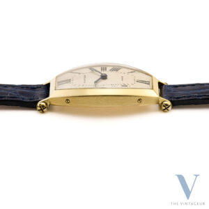 Cartier Tonneau Paris Mouvement à remontage manuel en or jaune massif 18K Cartier 78-1 From 90S