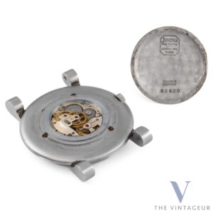 JUVENIA ARITHMO JUMBO BLACK DIAL MANUAL WINDING MOVEMENT FROM 50S