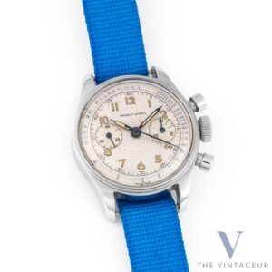 ERNEST BOREL BABY-CHRONOGRAPH PULSOMETRIC SCALE STAINLESS STEEL WATERPROOF CASE VALJOUX 69 MOVEMENT FROM 40S