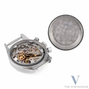 ERNEST BOREL BABY-CHRONOGRAPH PULSOMETRIC SCALE STAINLESS STEEL WATERPROOF CASE VALJOUX 69 MOVEMENT FROM 40S