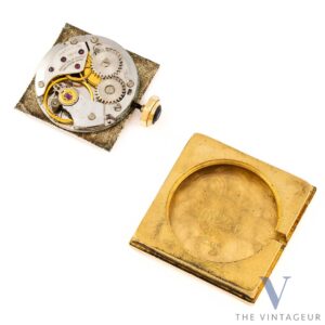 Cartier Paris Tank Normal Ref. 78092 Massiv 18K Gelbgold Handaufzug Uhrwerk von 70S