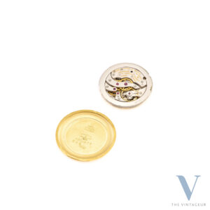VACHERON CONSTANTIN "CASSA PIANA REF. 4878 MOVIMENTO VC 1001 A CARICA MANUALE IN ORO GIALLO 18K MASSICCIO DEGLI ANNI '50