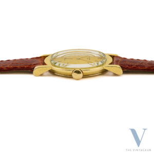 VACHERON CONSTANTIN "CASSA PIANA REF. 4878 MOVIMENTO VC 1001 A CARICA MANUALE IN ORO GIALLO 18K MASSICCIO DEGLI ANNI '50
