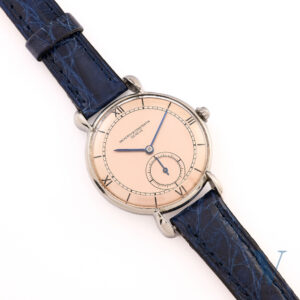 Vacheron Constantin Quadrante argento indelebile Acier Staybrite Movimento a carica manuale RA 10"105 Dai primi anni '40