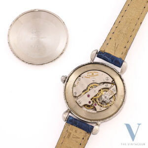 Vacheron Constantin Quadrante argento indelebile Acier Staybrite Movimento a carica manuale RA 10"105 Dai primi anni '40
