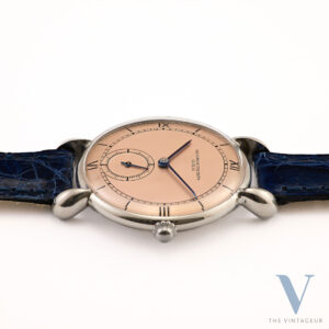 Vacheron Constantin Quadrante argento indelebile Acier Staybrite Movimento a carica manuale RA 10"105 Dai primi anni '40