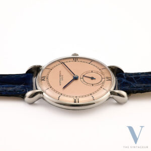 Vacheron Constantin Quadrante argento indelebile Acier Staybrite Movimento a carica manuale RA 10"105 Dai primi anni '40
