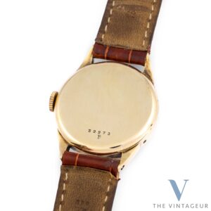 LeCoultre X Charlton "Duo Date" Ref.2701 Boîtier en or jaune 14KT Mouvement à remontage manuel LeCoultre 436 des années 40