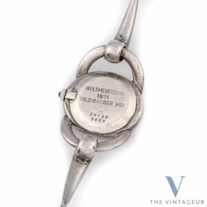 Chopard "Ellipse" Ref. 5030 Argento massiccio 925 Bracciale integrato Movimento a carica manuale Felsa 4130 Dal 1971