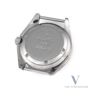 Omega Seamaster 300 British Royal Navy 165-024 Boîte en acier inoxydable Mouvement automatique 552 De 1970