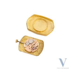Omega De Ville "Super Flat" Or Jaune 18KT Case "Fancy" Mouvement à remontage manuel 620 Fin des années 60