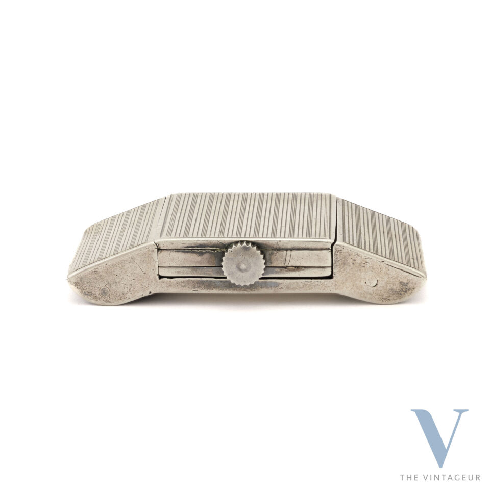 Montre à boucle de ceinture Cyma x Hermès, boîtier en argent 935, mouvement à remontage manuel Cyma 030, années 1930