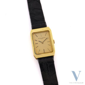 Vacheron Constantin "Lacunar" Massiv 18K Gelbgold Gehäuse Handaufzug Uhrwerk VC K1050/B von 70s